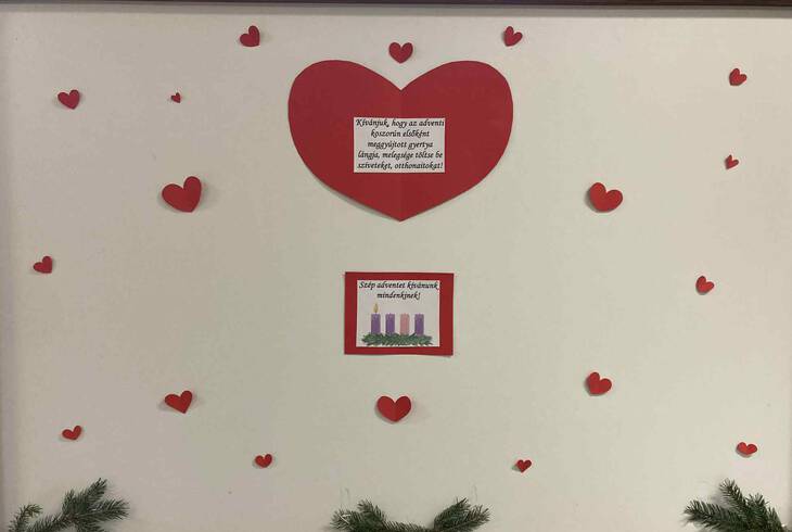 Advent els� gyerty�ja